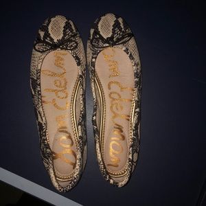 Sam Edelman snakeskin flats size 8
